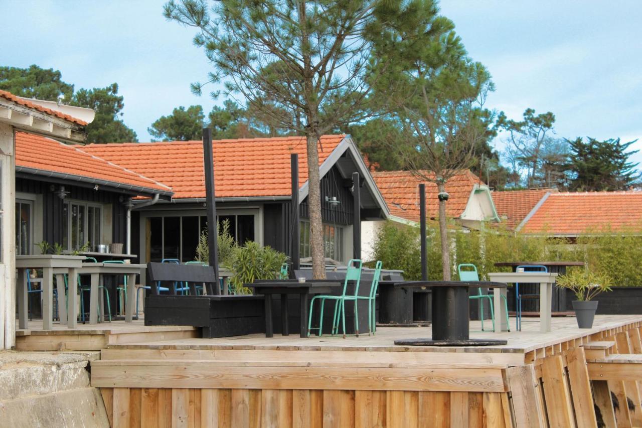 Appartement 2 Chambres Bassin D'Arcachon Front De Mer, Plage Du Betey 安德诺莱斯贝恩 外观 照片