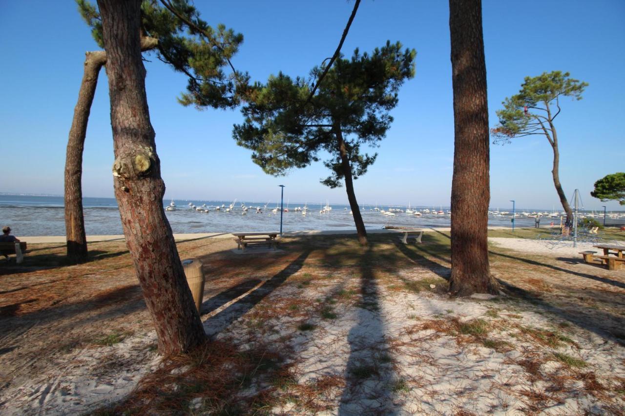 Appartement 2 Chambres Bassin D'Arcachon Front De Mer, Plage Du Betey 安德诺莱斯贝恩 外观 照片